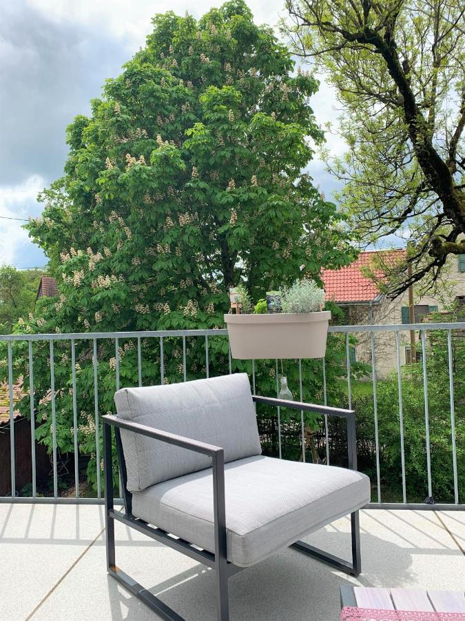 Fe Wo Brunnen - 120 Qm - Ruhige Lage - Viel Natur- Komfortabel - Grosser Balkon Und Garten Меммінген Екстер'єр фото