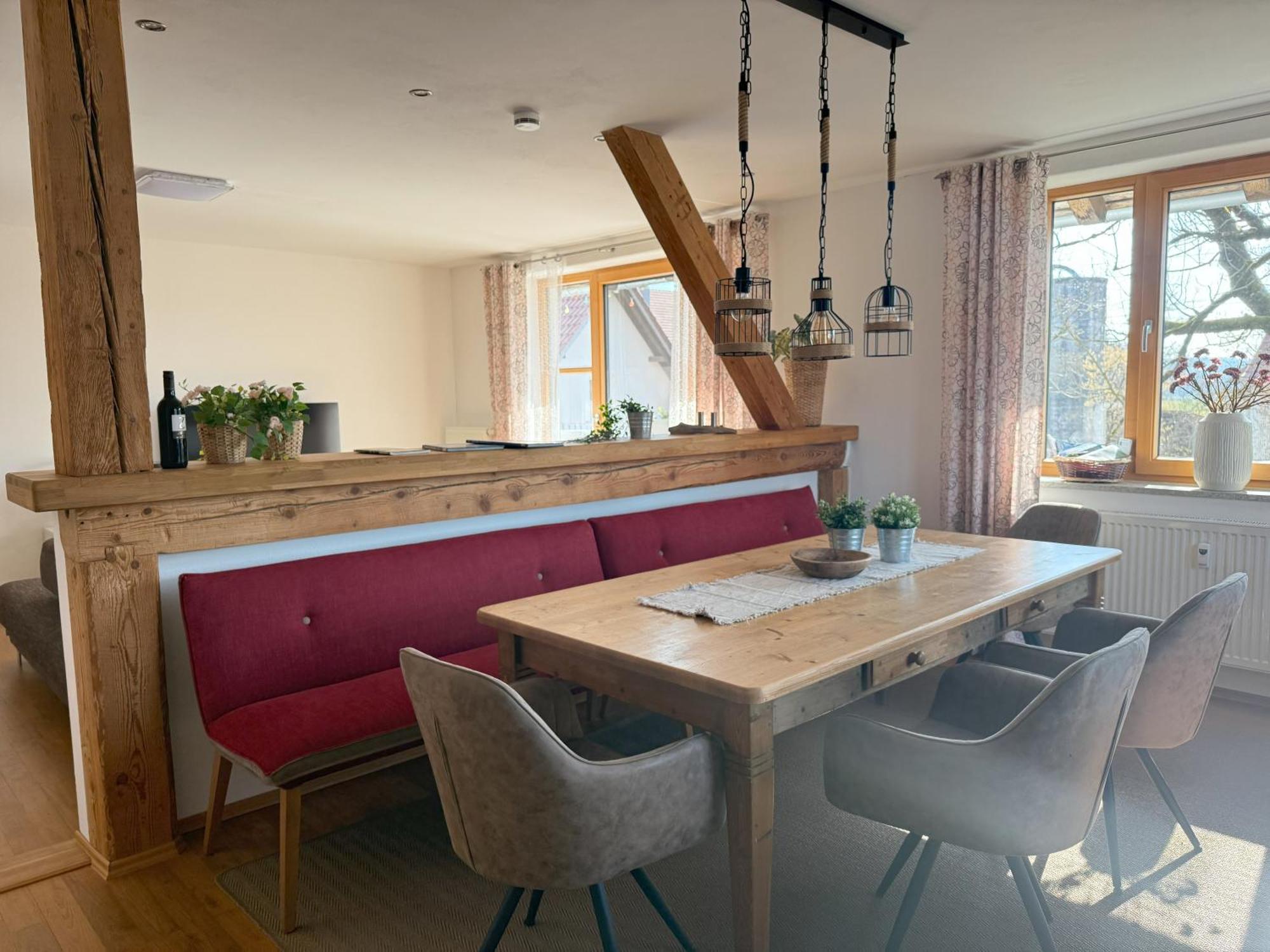 Fe Wo Brunnen - 120 Qm - Ruhige Lage - Viel Natur- Komfortabel - Grosser Balkon Und Garten Меммінген Екстер'єр фото